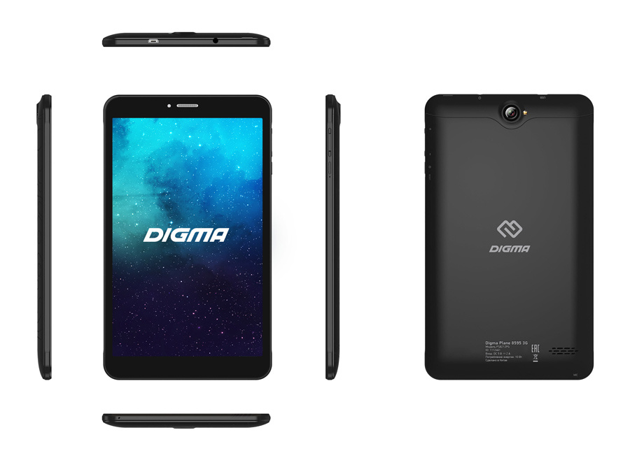 Планшет Digma Plane 8595 3G 16GB black — купить по лучшей цене в